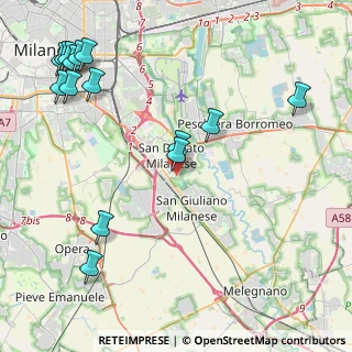 Mappa Via Enrico Mattei, 20097 San Donato Milanese MI, Italia (5.57267)