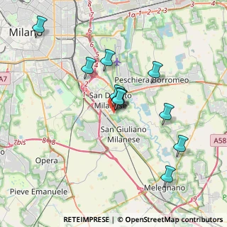 Mappa Via Enrico Mattei, 20097 San Donato Milanese MI, Italia (3.28091)