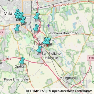 Mappa Via Enrico Mattei, 20097 San Donato Milanese MI, Italia (4.99231)