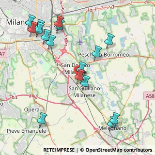 Mappa Via Enrico Mattei, 20097 San Donato Milanese MI, Italia (4.88313)