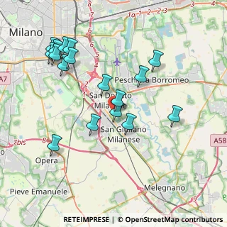 Mappa Via Enrico Mattei, 20097 San Donato Milanese MI, Italia (4.05706)