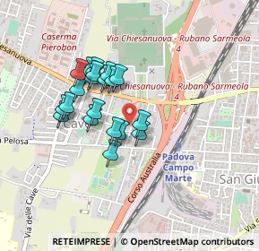 Mappa Via E. Fermi, 35136 Padova PD, Italia (0.3505)