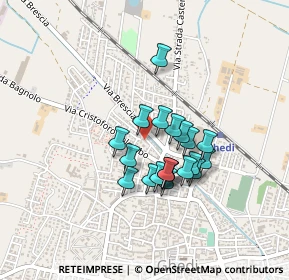 Mappa Via Amerigo Vespucci, 25016 Ghedi BS, Italia (0.3245)