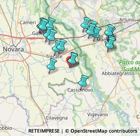 Mappa Via Ramati, 28065 Cerano NO, Italia (7.159)