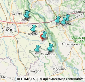 Mappa Via Ramati, 28065 Cerano NO, Italia (7.02545)