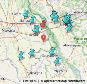 Mappa Via Ramati, 28065 Cerano NO, Italia (8.2485)