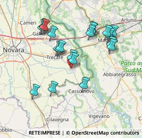 Mappa Via Ramati, 28065 Cerano NO, Italia (7.2885)