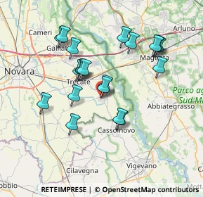 Mappa Via Ramati, 28065 Cerano NO, Italia (6.6735)