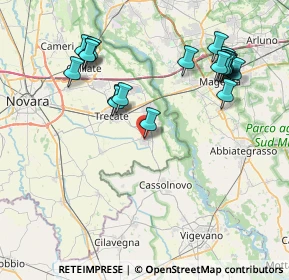 Mappa Via Ramati, 28065 Cerano NO, Italia (8.614)