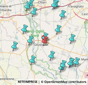 Mappa Centro Commerciale Le Piazze, 25034 Orzinuovi BS, Italia (9.471)