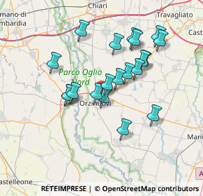 Mappa Centro Commerciale Le Piazze, 25034 Orzinuovi BS, Italia (6.2985)