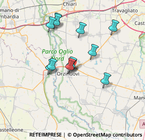 Mappa Centro Commerciale Le Piazze, 25034 Orzinuovi BS, Italia (6.04167)