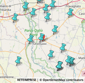 Mappa Centro Commerciale Le Piazze, 25034 Orzinuovi BS, Italia (10.2475)