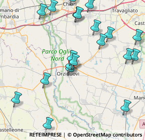 Mappa Centro Commerciale Le Piazze, 25034 Orzinuovi BS, Italia (9.59)