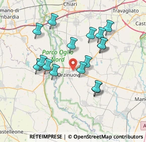 Mappa Centro Commerciale Le Piazze, 25034 Orzinuovi BS, Italia (6.68625)