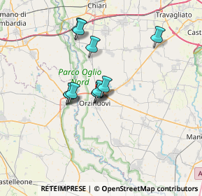 Mappa Centro Commerciale Le Piazze, 25034 Orzinuovi BS, Italia (5.11273)