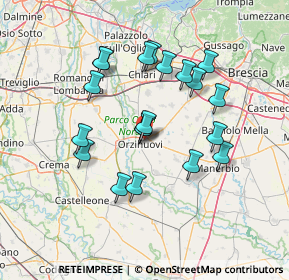 Mappa Centro Commerciale Le Piazze, 25034 Orzinuovi BS, Italia (12.829)