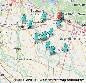 Mappa Centro Commerciale Le Piazze, 25034 Orzinuovi BS, Italia (11.75667)