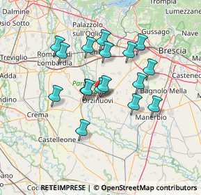 Mappa Centro Commerciale Le Piazze, 25034 Orzinuovi BS, Italia (11.69176)