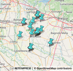 Mappa Centro Commerciale Le Piazze, 25034 Orzinuovi BS, Italia (10.0765)