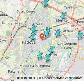 Mappa Via Francesco Marzolo, 35131 Padova PD, Italia (1.97417)