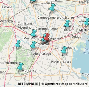 Mappa Via Francesco Marzolo, 35131 Padova PD, Italia (17.96357)