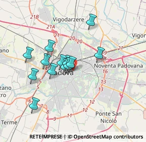 Mappa Via Francesco Marzolo, 35131 Padova PD, Italia (2.85308)