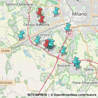Mappa Via Mario Idiomi, 20090 Assago MI, Italia (3.32769)
