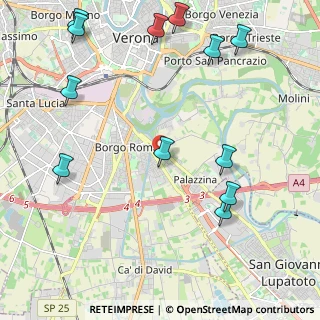 Mappa 37134 Verona VR, Italia (2.74167)