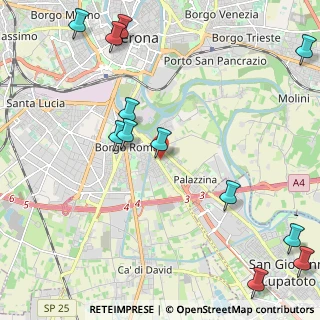 Mappa 37134 Verona VR, Italia (2.87417)