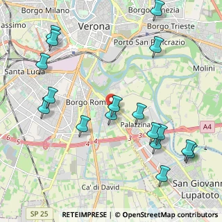Mappa 37134 Verona VR, Italia (2.47353)
