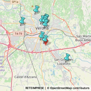 Mappa 37134 Verona VR, Italia (3.85091)