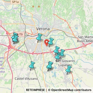 Mappa 37134 Verona VR, Italia (4.38231)