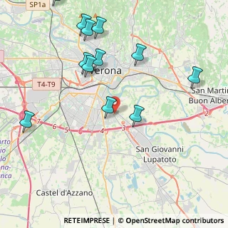 Mappa 37134 Verona VR, Italia (4.79417)