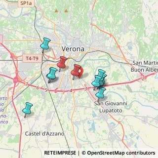 Mappa 37134 Verona VR, Italia (3.06182)