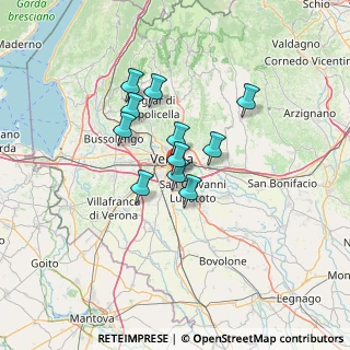Mappa 37134 Verona VR, Italia (9.53909)