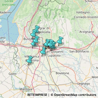 Mappa 37134 Verona VR, Italia (7.69917)