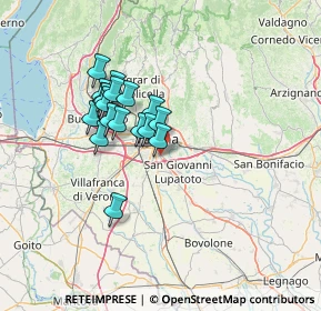 Mappa 37134 Verona VR, Italia (10.85722)