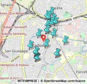 Mappa Via Santa Lucia 43 II p Palazzo Ezzelino, 35139 Padova PD, Italia (0.743)
