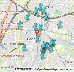 Mappa Via Santa Lucia 43 II p Palazzo Ezzelino, 35139 Padova PD, Italia (0.904)
