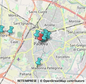 Mappa Via Santa Lucia 43 II p Palazzo Ezzelino, 35139 Padova PD, Italia (1.08091)