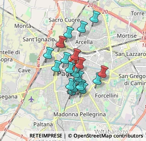 Mappa Via Santa Lucia, 35139 Padova PD, Italia (1.20789)