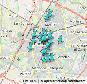 Mappa Via Santa Lucia, 35122 Padova PD, Italia (1.006)