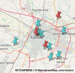 Mappa Via Emanuele Filiberto di Savoia, 35139 Padova PD, Italia (3.40091)