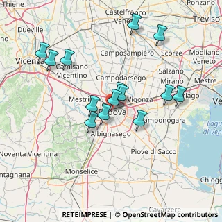 Mappa Via dei Livello, 35139 Padova PD, Italia (13.69357)
