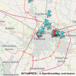 Mappa Via dei Livello, 35139 Padova PD, Italia (3.59909)