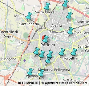 Mappa Via dei Livello, 35139 Padova PD, Italia (2.23714)