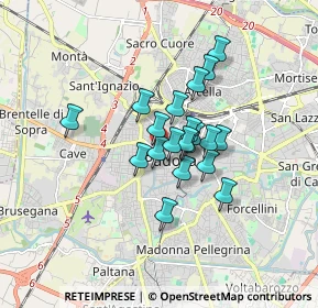 Mappa Via dei Livello, 35139 Padova PD, Italia (1.1335)