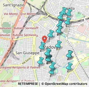 Mappa Via dei Livello, 35139 Padova PD, Italia (0.975)