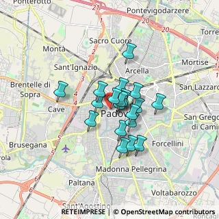 Mappa Via dei Livello, 35139 Padova PD, Italia (1.0835)